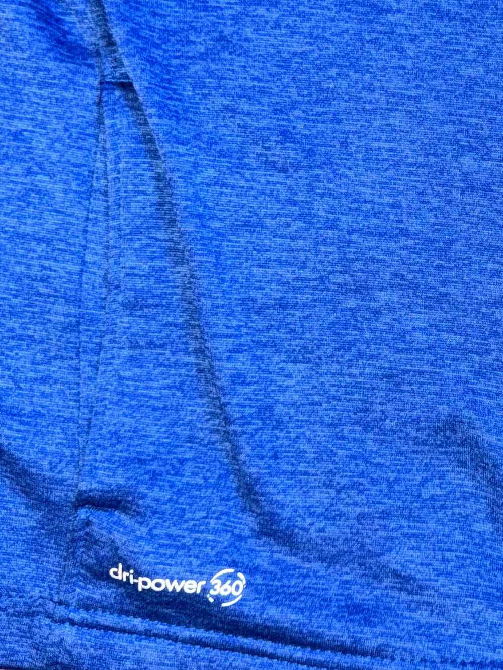 Russell Athletic Blue Hooded Zip Jacket w/ thumb holes- Sz 18 - Picture 6 of 7
